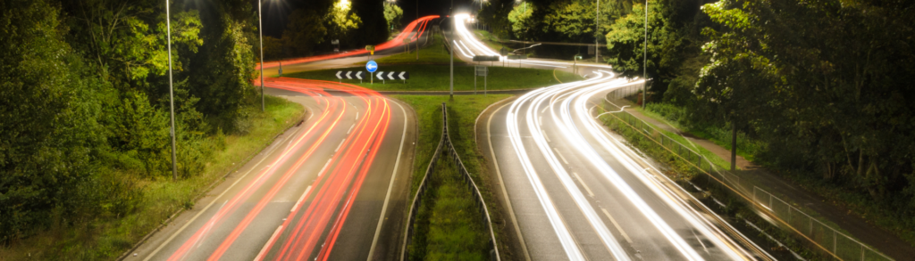 Roundabouts At Night